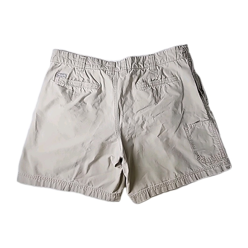 Lot 2 Columbia Men's 40W/8L Cargo‎ Shorts Khaki & Stone Outdoor Hiking Classic - Picture 5 of 15